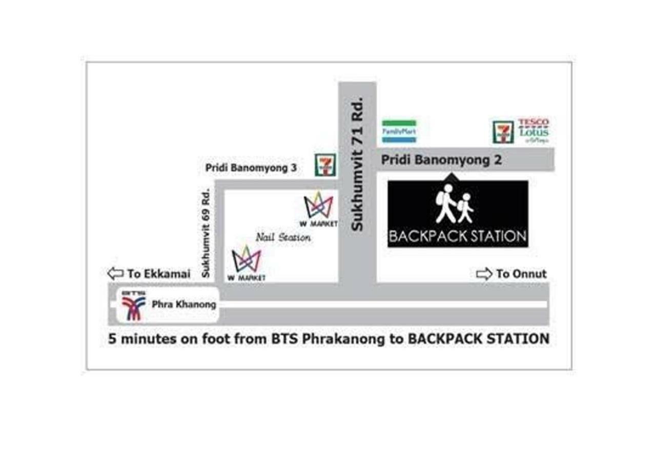 Backpack Station Hostel Bangkok Exterior photo